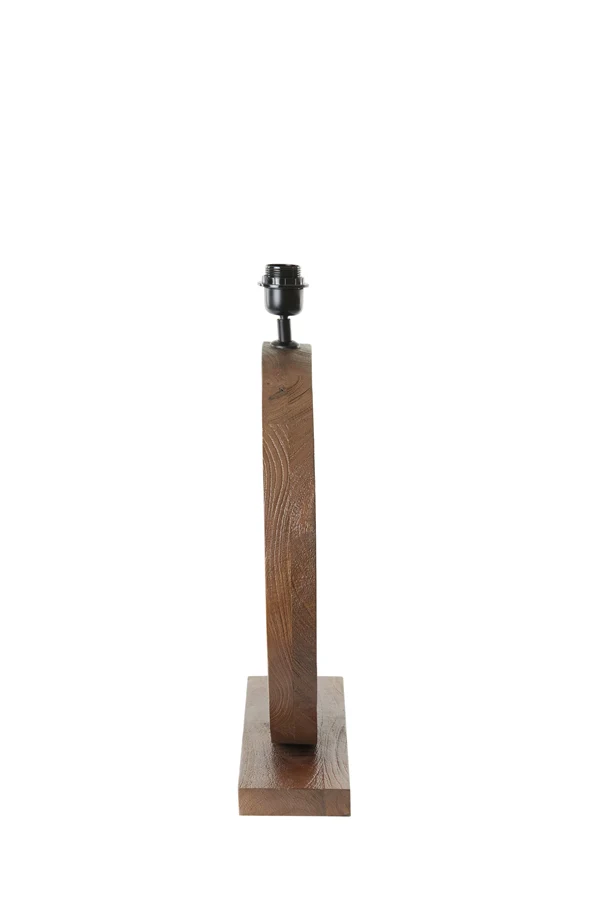 Lamp base 51x13x64 cm TINAR wood matt brown