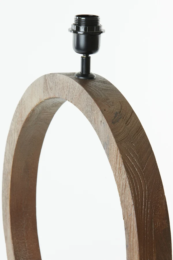 Lamp base 51x13x64 cm TINAR wood matt brown
