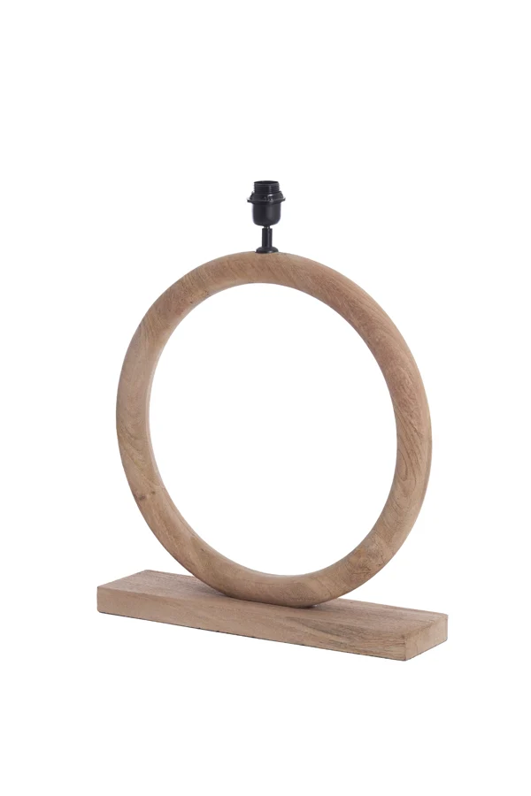 Lamp base 51x13x54 cm NUBIA wood matt natural