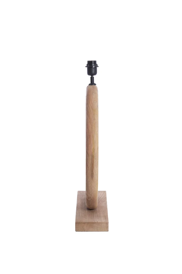 Lamp base 51x13x54 cm NUBIA wood matt natural