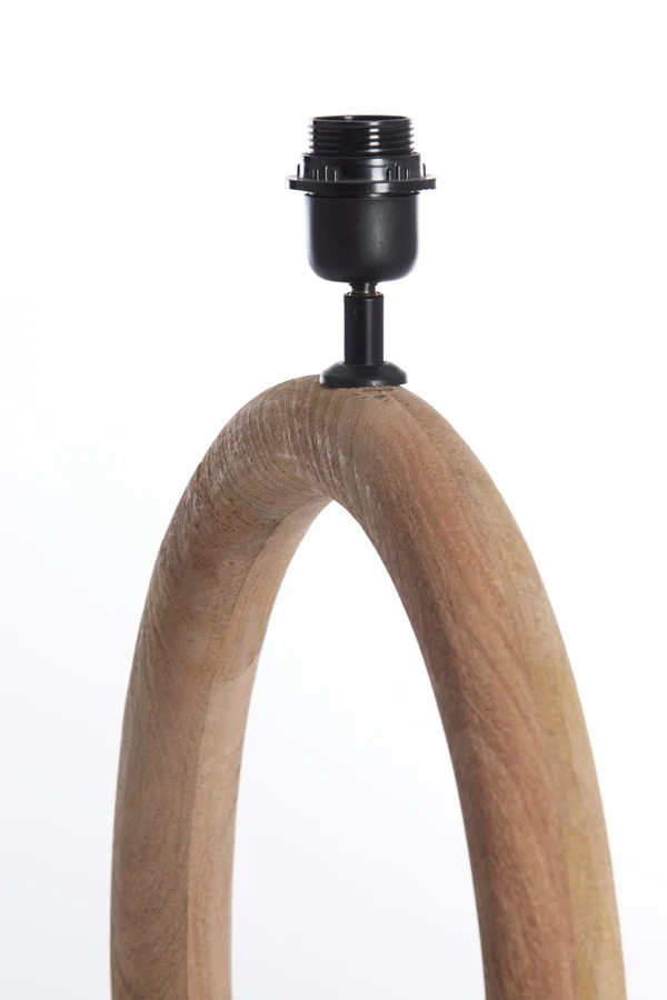 Lamp base 51x13x54 cm NUBIA wood matt natural