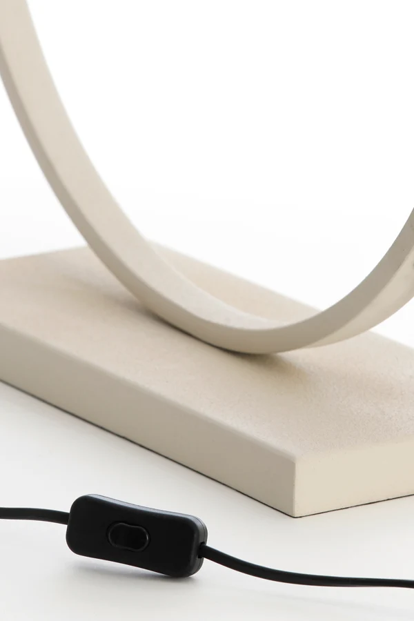 Lamp base 50x15x64 cm LIVA cream