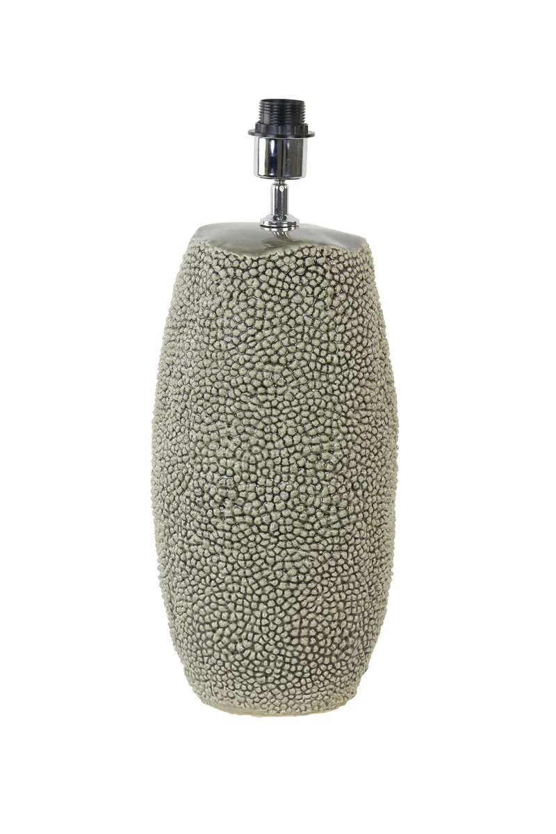 Lamp base 30,5x51,5 cm KYARA ceramics grey-brown