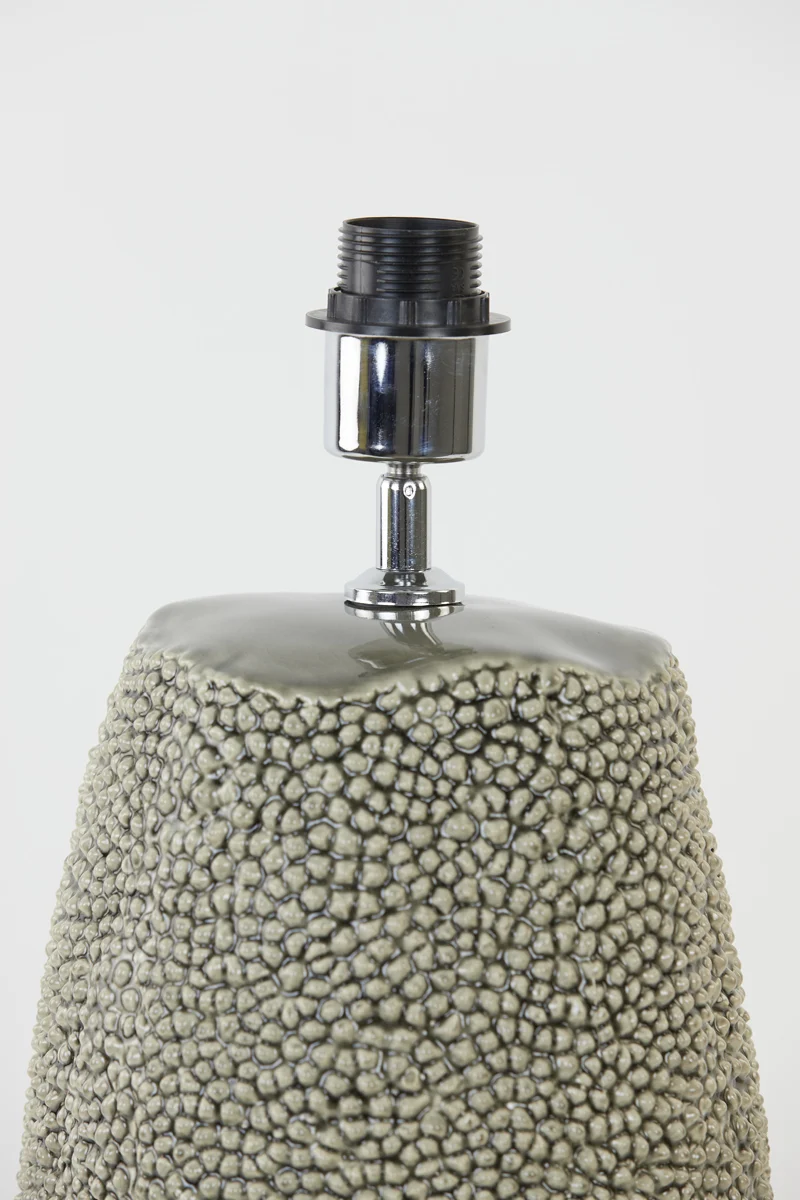 Lamp base 30,5x51,5 cm KYARA ceramics grey-brown