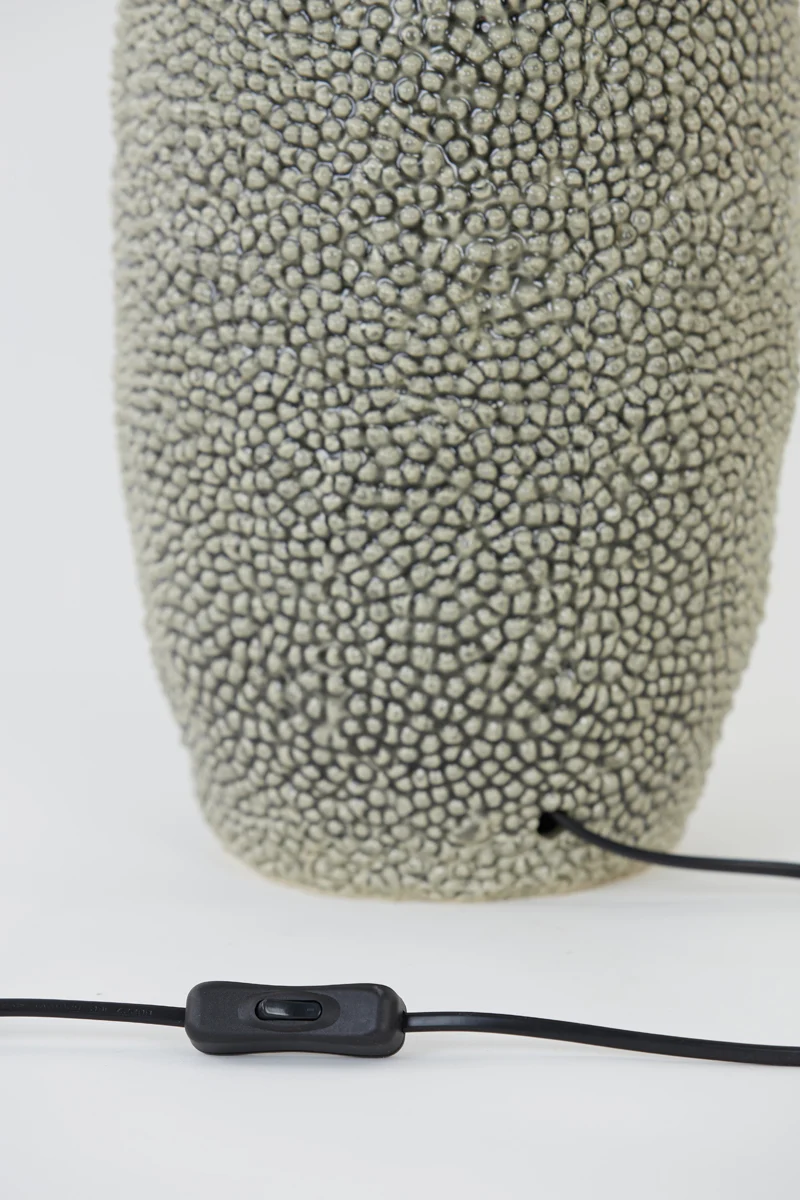 Lamp base 30,5x51,5 cm KYARA ceramics grey-brown