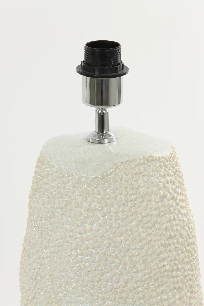 Lamp base 30,5x51,5 cm KYARA ceramics cream