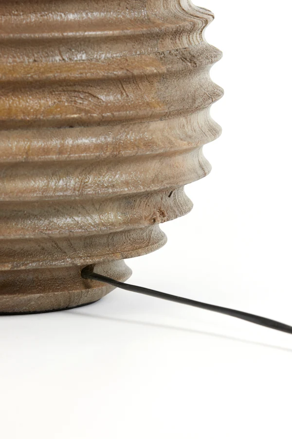 Lamp base 29x38 cm RENZO wood matt brown