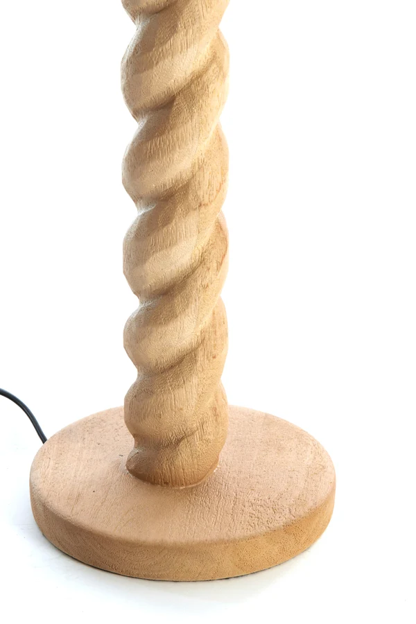 Lamp base 15x45 cm NANNO wood matt natural