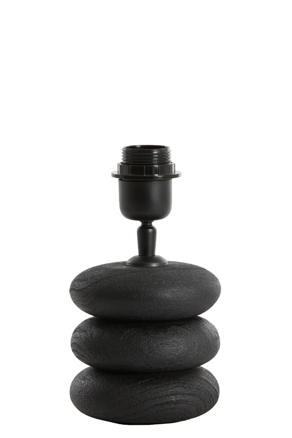 Lamp base 12x12 cm BUDONGO wood black