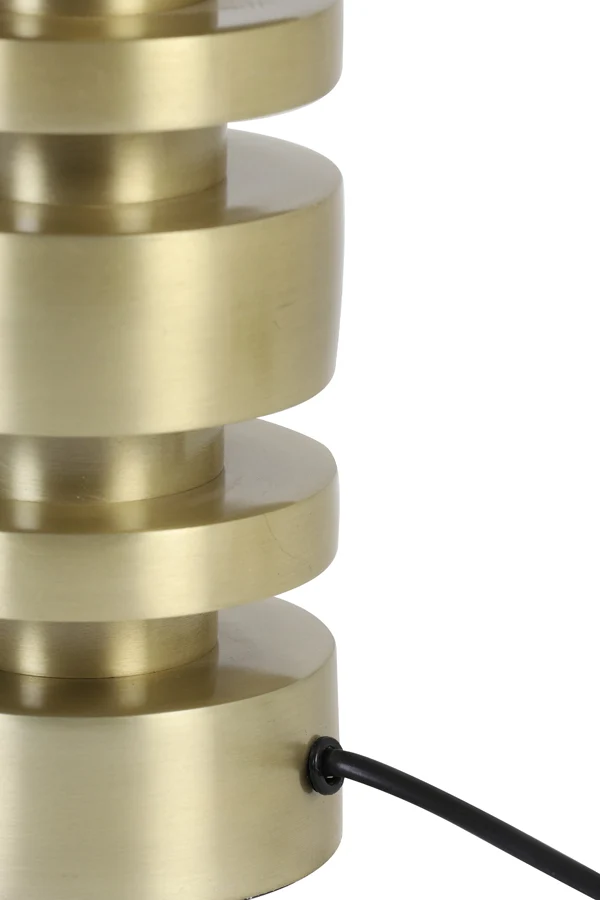 Lamp base 12,5x40 cm DESLEY matt gold
