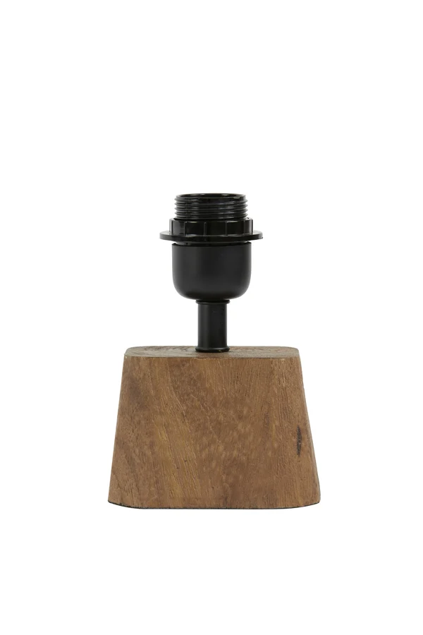 Lamp base 11x9x19 cm KARDAN wood matt brown