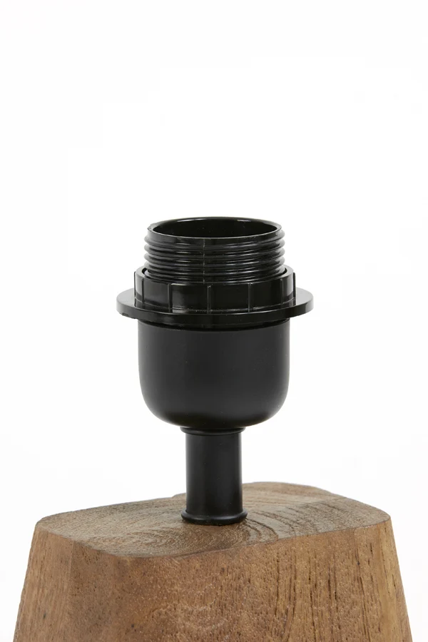 Lamp base 11x9x19 cm KARDAN wood matt brown