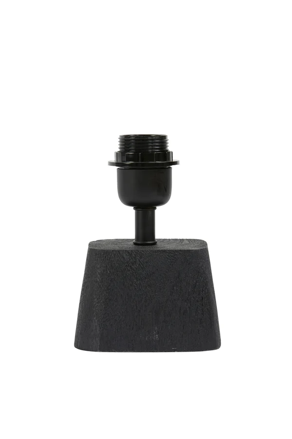 Lamp base 11x9x19 cm KARDAN wood matt black