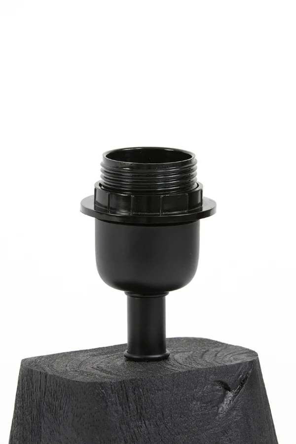 Lamp base 11x9x19 cm KARDAN wood matt black