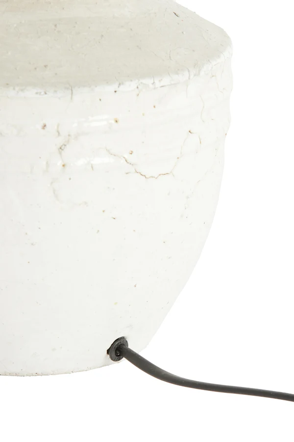 Lamp base 20x30 cm TOBA small antique white