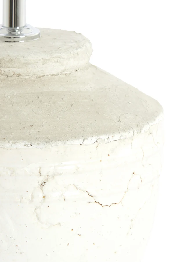 Lamp base 20x30 cm TOBA small antique white