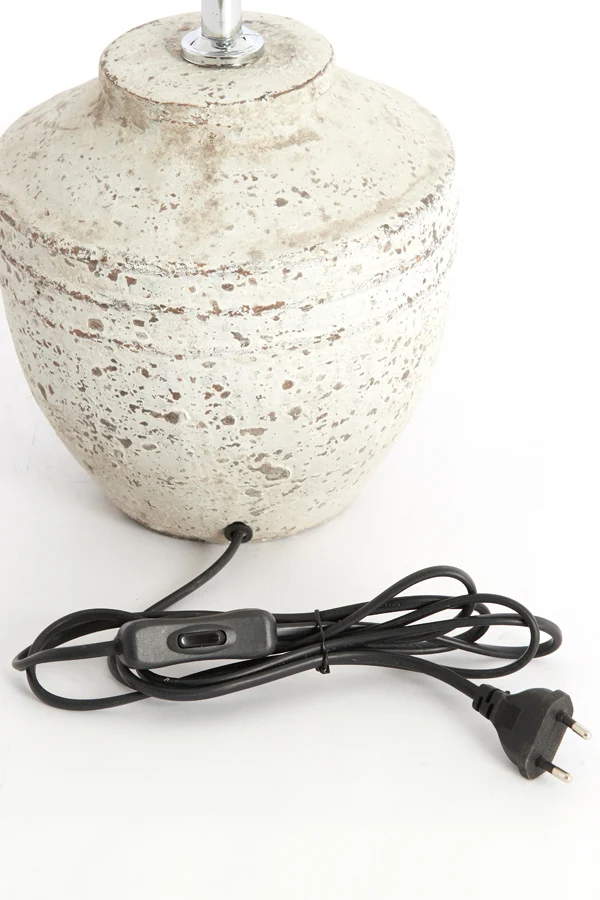 Lamp base 20x30 cm TOBA small antique grey