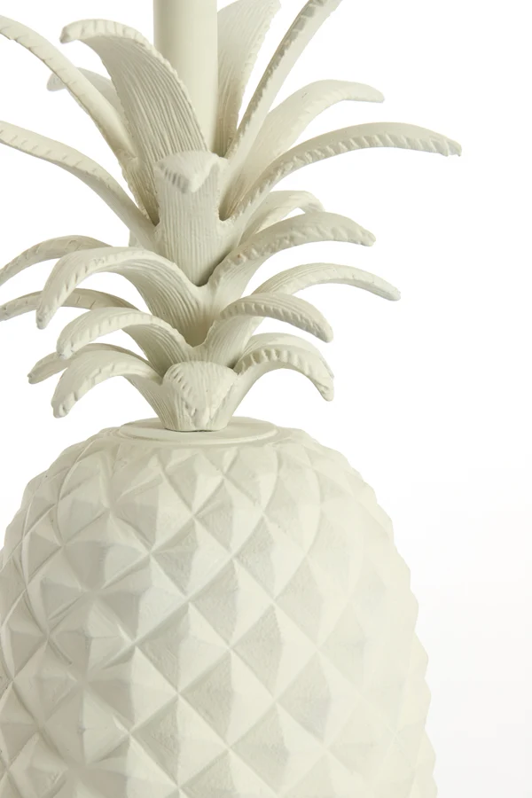 Lamp base 20x19x42 cm PINEAPPLE cream