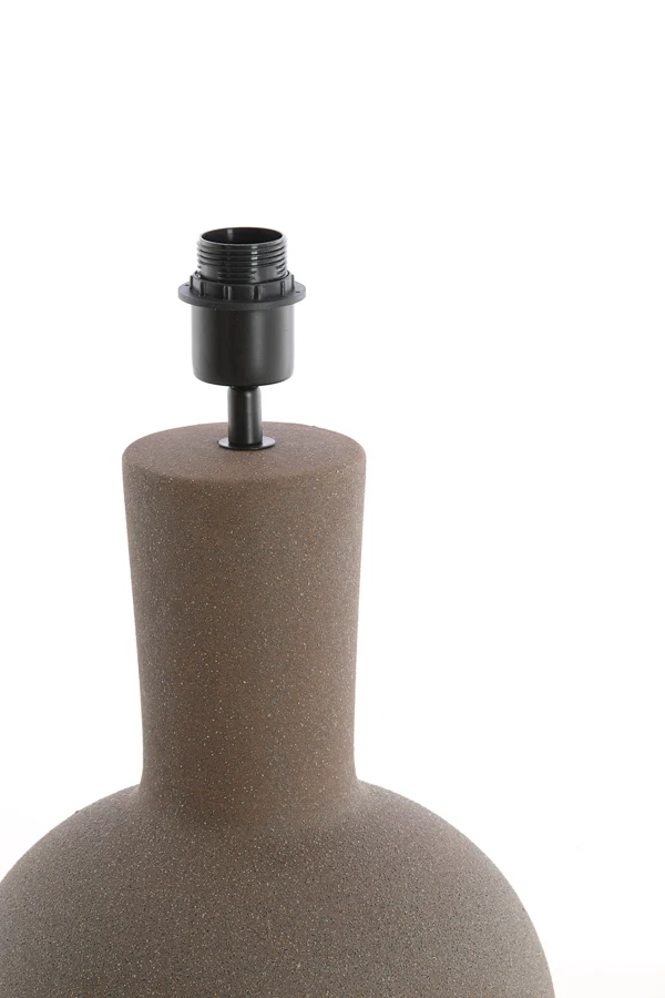Lamp base 28,5x52 cm ULLOA ceramics matt dark brown