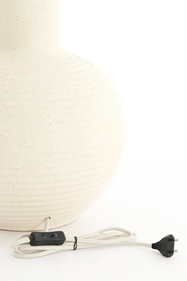 Lamp base 28,5x52 cm ULLOA ceramics matt cream