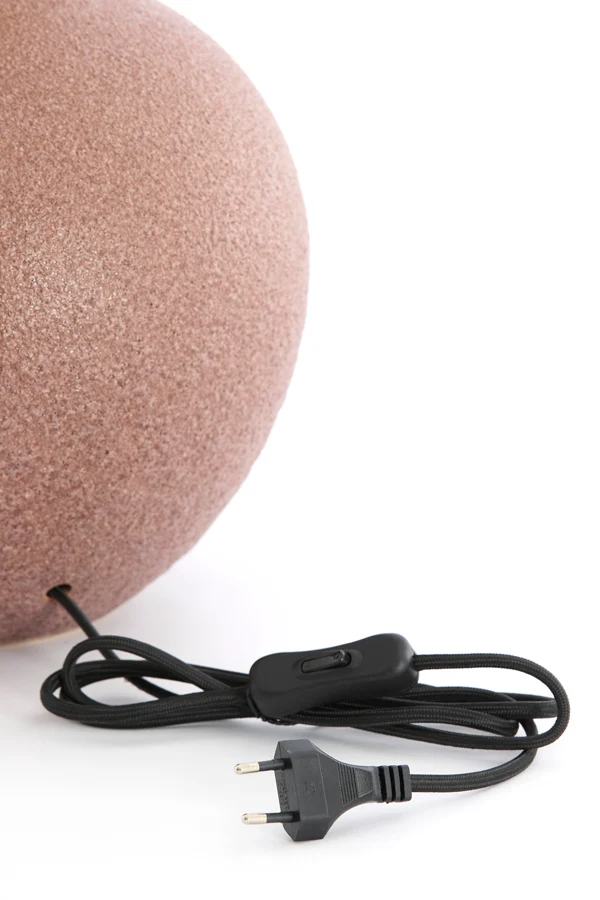 Lamp base 28,5x52 cm ULLOA ceramics dark old pink