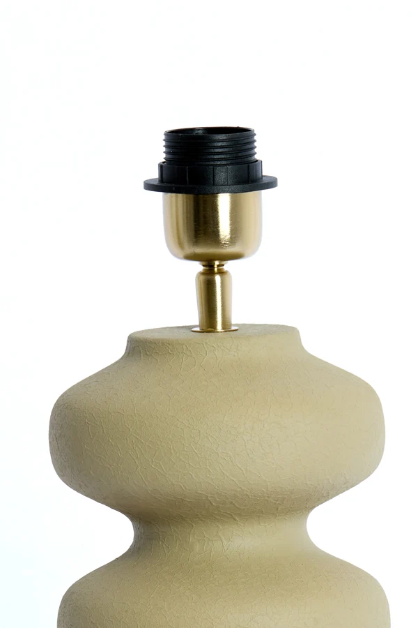 Lamp base 15x24 cm SOROCA matt brown-grey