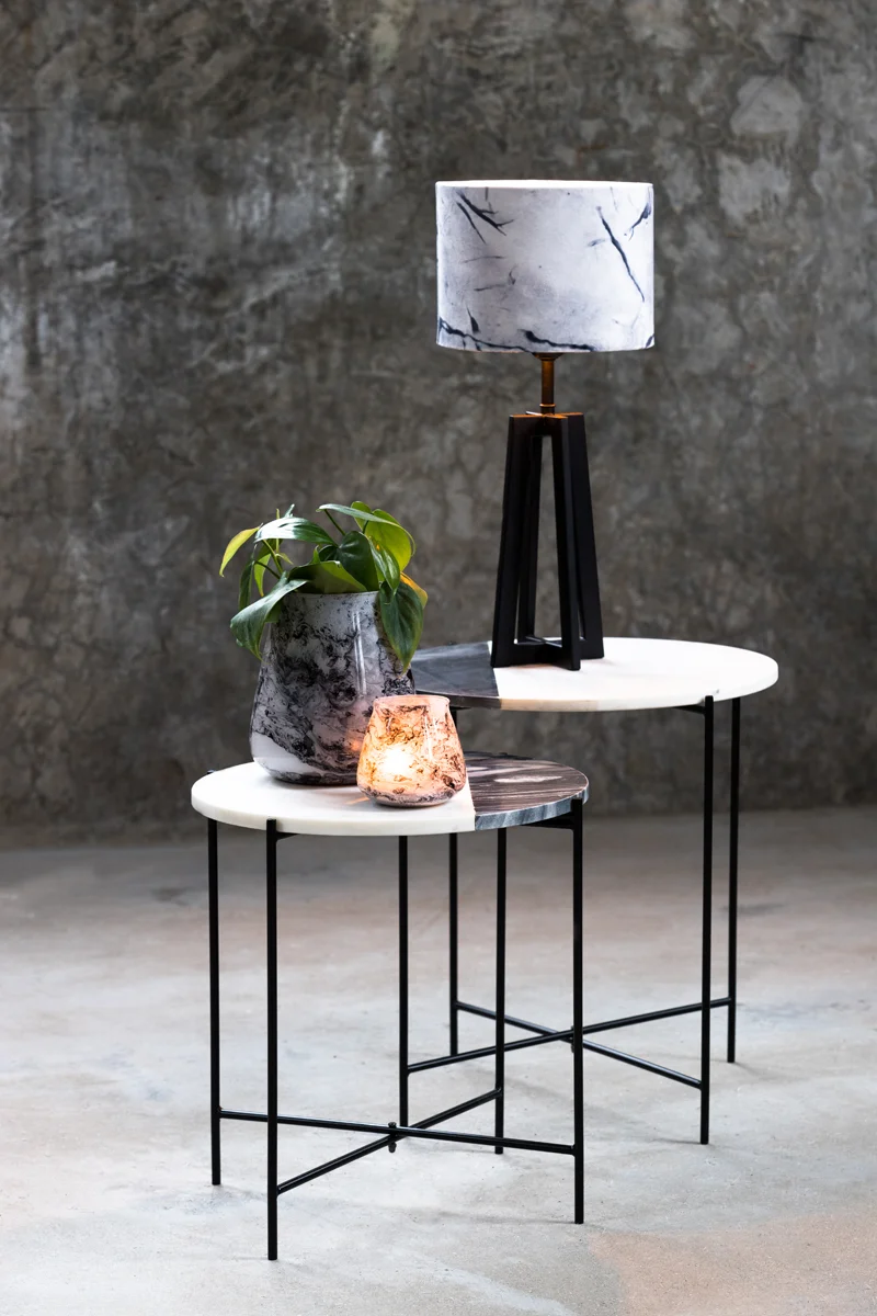 Lamp base 11,5x11,5x31 cm MILEY matt black