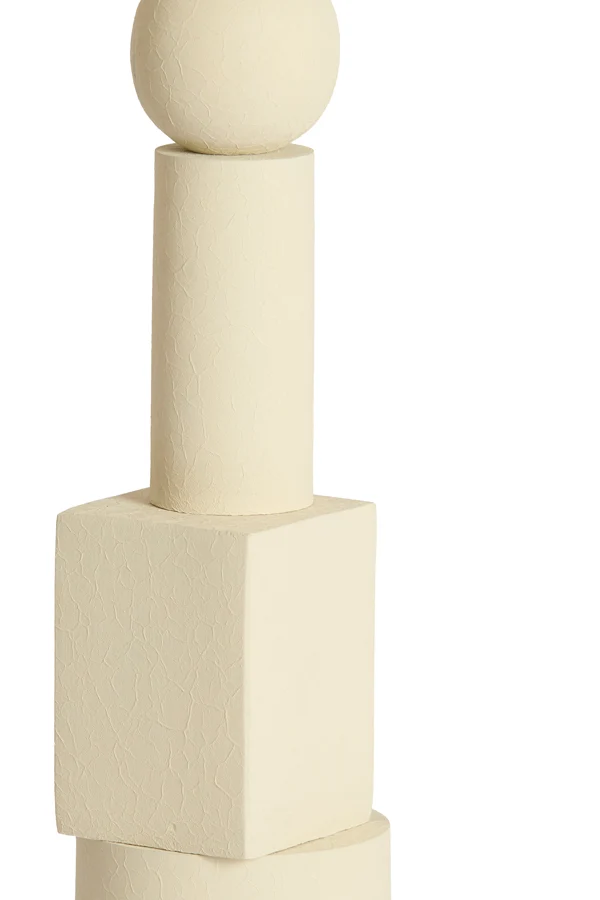 Lamp base 10x40,50 cm VIVIANE matt cream