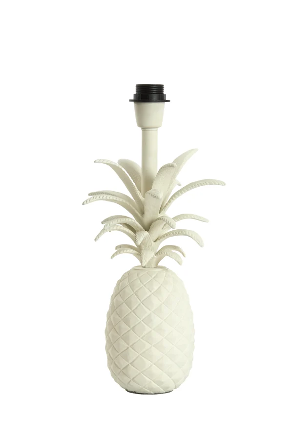 Lamp base 20x19x37 cm PINEAPPLE cream
