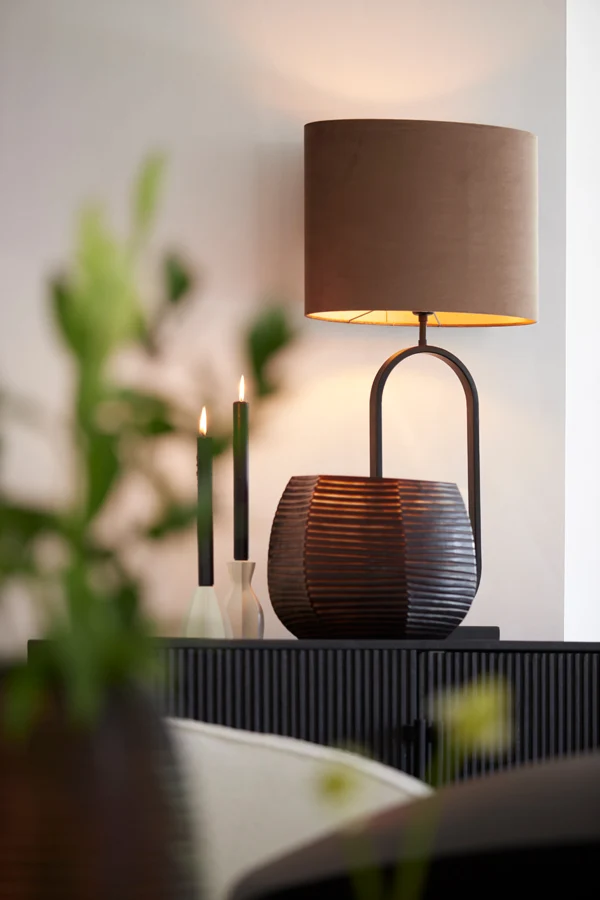 Lamp base 20x13x55 cm JAMIRI matt black