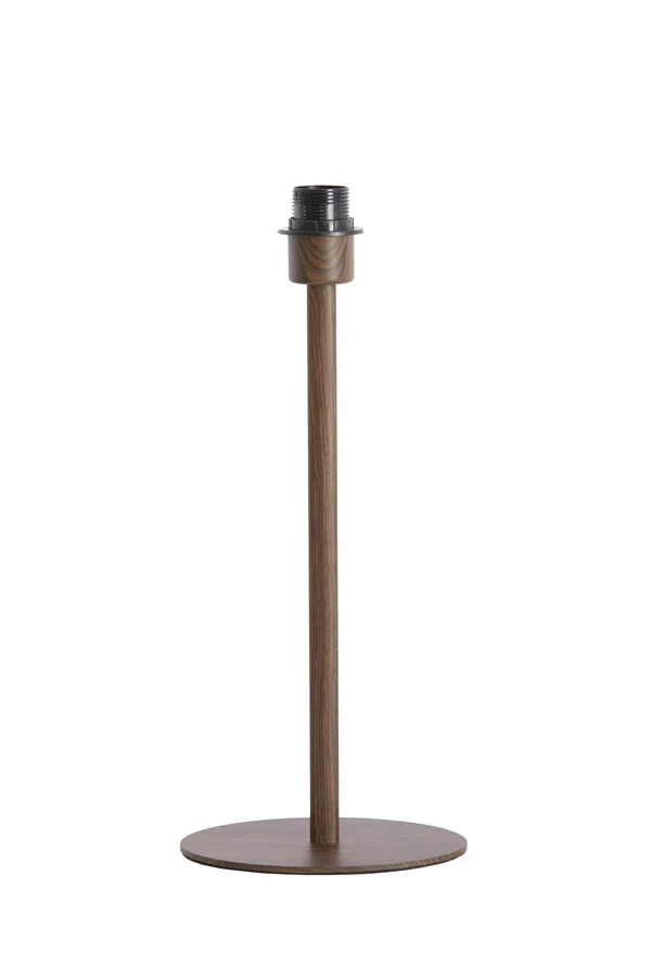 Lamp base 20x13x46 cm CERINI wood print dark brown