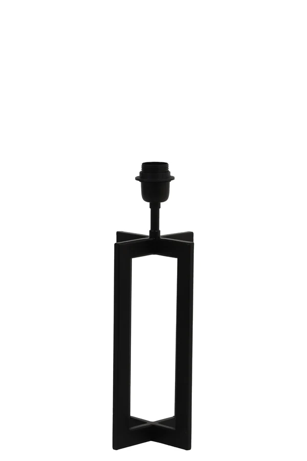 Lamp base 15x15x35 cm MACE matt black