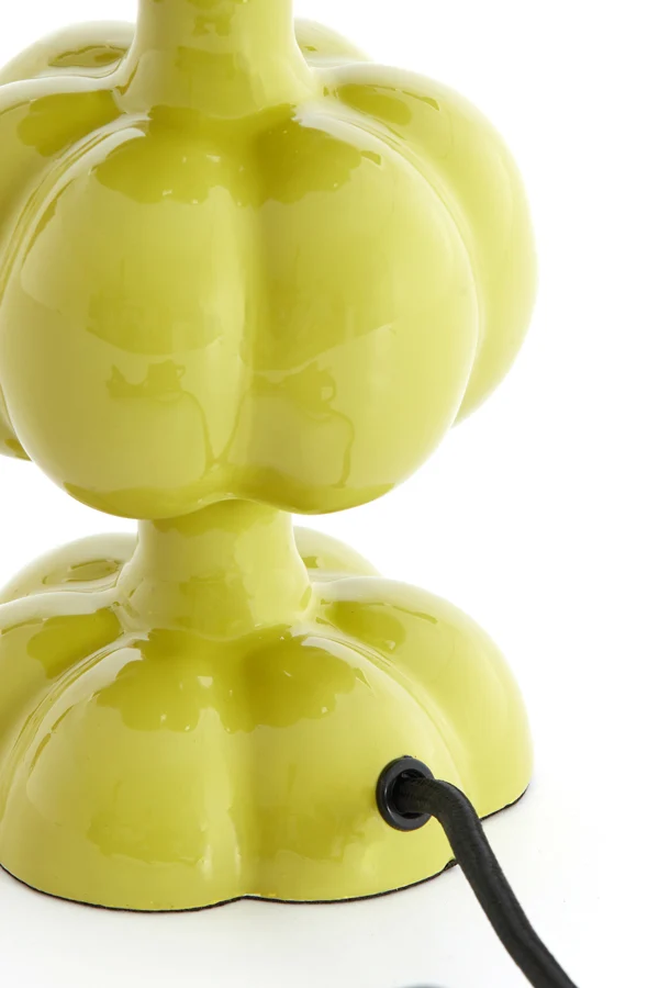 Lamp base 10x38 cm CALDAS shiny light green