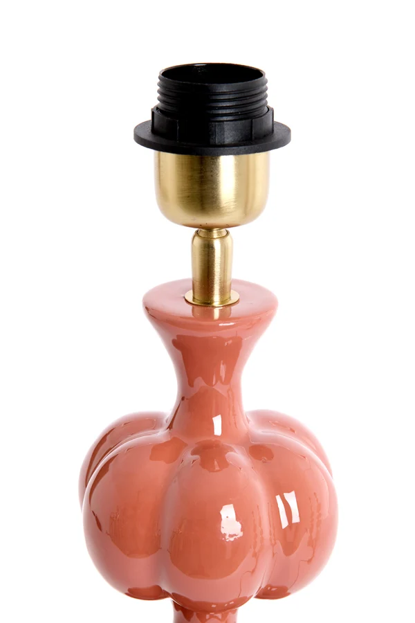 Lamp base 10x29 cm CALDAS shiny terra