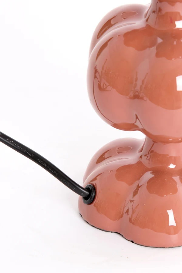 Lamp base 10x29 cm CALDAS shiny terra