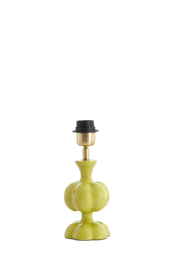 Lamp base 10x20 cm CALDAS shiny light green