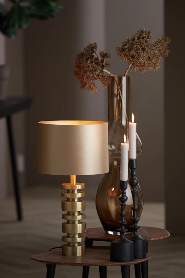 Lamp base 10,5x36 cm DESLEY matt gold